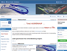 Tablet Screenshot of hobbynet.ch